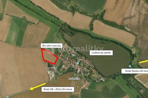 plot for sale, 803 m², Mšecké Žehrovice plot for sale, 803 m², Mšecké Žehrovice