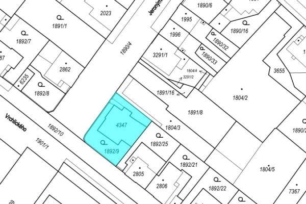 plot for sale, 371 m², Jeronýmova, Kolín plot for sale, 371 m², Jeronýmova, Kolín