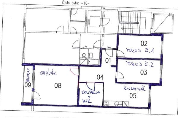 3 bedroom flat for sale, 80 m², Pivcova, Praha 3 bedroom flat for sale, 80 m², Pivcova, Praha