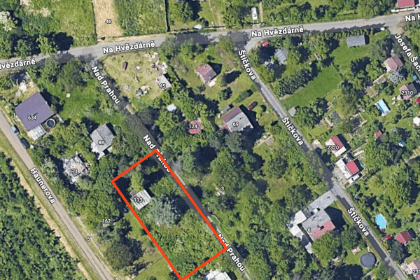 plot for sale, 945 m², Nad Prahou, Praha plot for sale, 945 m², Nad Prahou, Praha