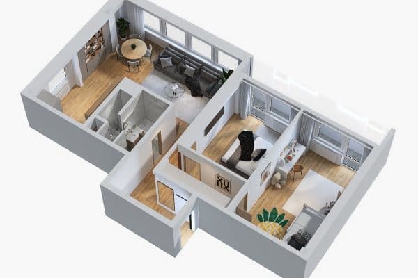 3 bedroom flat to rent, 97 m², V Dolině, Hlavní město Praha 3 bedroom flat to rent, 97 m², V Dolině, Hlavní město Praha