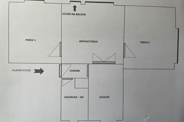 3 bedroom flat for sale, 72 m², Labská kotlina, Hradec Králové 3 bedroom flat for sale, 72 m², Labská kotlina, Hradec Králové