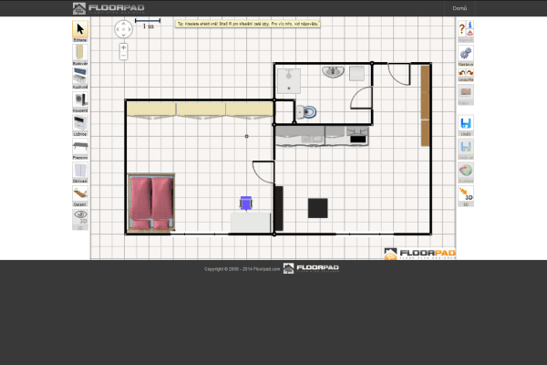 1 bedroom with open-plan kitchen flat to rent, 46 m², Oldřichova, Liberec 1 bedroom with open-plan kitchen flat to rent, 46 m², Oldřichova, Liberec