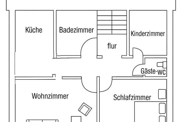2 bedroom with open-plan kitchen flat to rent, 110 m², Teimmanstr., Herne 2 bedroom with open-plan kitchen flat to rent, 110 m², Teimmanstr., Herne