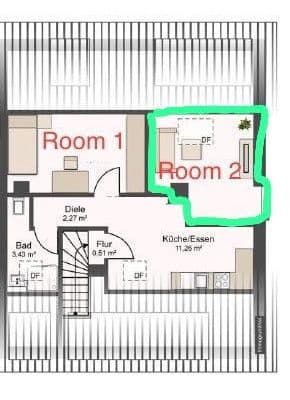 1 bedroom flat to rent, 40 m², Kilihofstr.2, München, Bavaria 1 bedroom flat to rent, 40 m², Kilihofstr.2, München, Bavaria