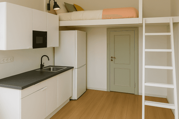 Small studio flat to rent, 16 m², V Holešovičkách, Praha Small studio flat to rent, 16 m², V Holešovičkách, Praha