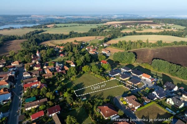 plot for sale, 1,360 m², Hněvkovice plot for sale, 1,360 m², Hněvkovice