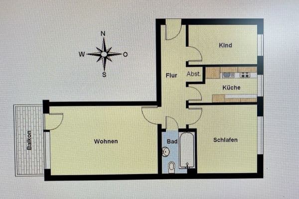 3 bedroom flat to rent, 66 m², Tölzerstr. 10, München, Bavaria 3 bedroom flat to rent, 66 m², Tölzerstr. 10, München, Bavaria