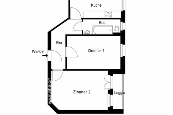 2 bedroom flat for sale, 51 m², Külzer Straße 2, Berlin, Berlin 2 bedroom flat for sale, 51 m², Külzer Straße 2, Berlin, Berlin