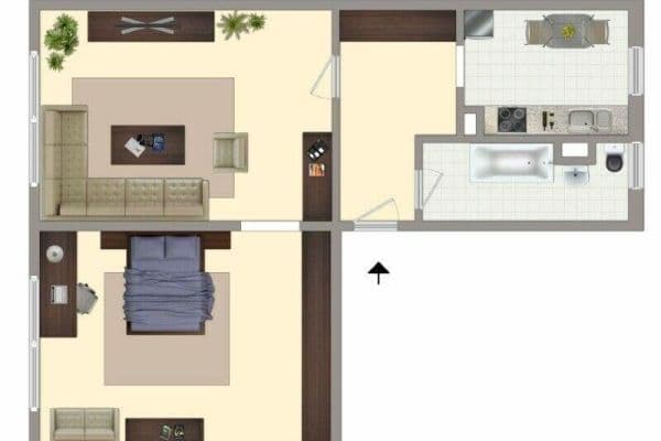 2 bedroom flat for sale, 46 m², Zwenkau 2 bedroom flat for sale, 46 m², Zwenkau