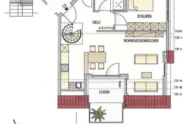 2 bedroom with open-plan kitchen flat for sale, 86 m², Baden-Württemberg - Walheim 2 bedroom with open-plan kitchen flat for sale, 86 m², Baden-Württemberg - Walheim