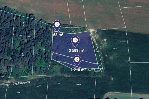plot for sale, 4,837 m², Čepřovice plot for sale, 4,837 m², Čepřovice