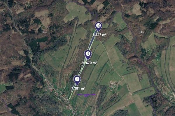 plot for sale, 11,496 m², Jankovice plot for sale, 11,496 m², Jankovice
