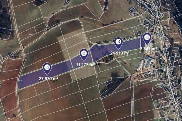 plot for sale, 66,907 m², Úbislavice plot for sale, 66,907 m², Úbislavice