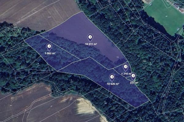 plot for sale, 8,486 m², Úštěk plot for sale, 8,486 m², Úštěk
