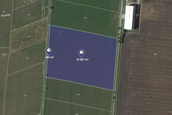 plot for sale, 13,529 m², Dobrovice, Středočeský Region plot for sale, 13,529 m², Dobrovice, Středočeský Region