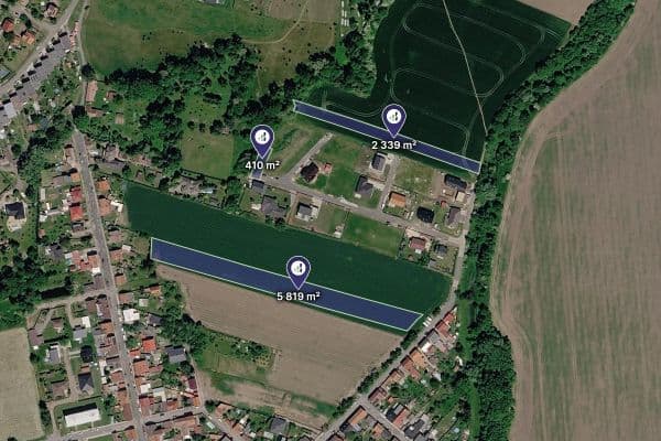 plot for sale, 1,645 m², Dobřichov plot for sale, 1,645 m², Dobřichov