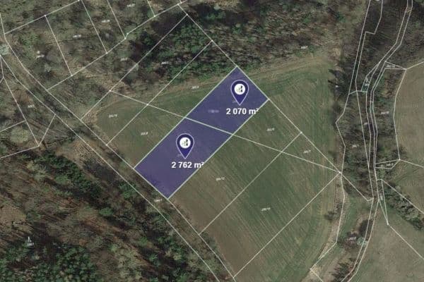 plot for sale, 4,263 m², Lešany plot for sale, 4,263 m², Lešany