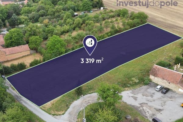 plot for sale, 3,319 m², Kožušice plot for sale, 3,319 m², Kožušice