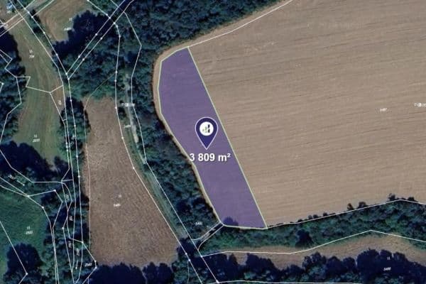 plot for sale, 2,539 m², Lomy plot for sale, 2,539 m², Lomy