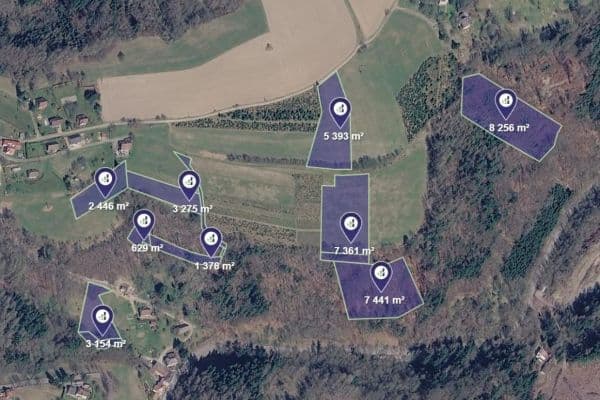plot for sale, 4,410 m², Koberovy plot for sale, 4,410 m², Koberovy