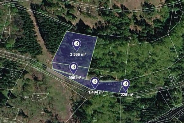 plot for sale, 12,355 m², Jablonec nad Jizerou plot for sale, 12,355 m², Jablonec nad Jizerou