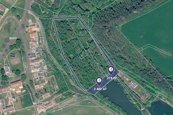 plot for sale, 1,879 m², Břvany plot for sale, 1,879 m², Břvany