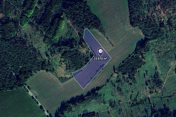 plot for sale, 13,670 m², Pravonín, Středočeský Region plot for sale, 13,670 m², Pravonín, Středočeský Region