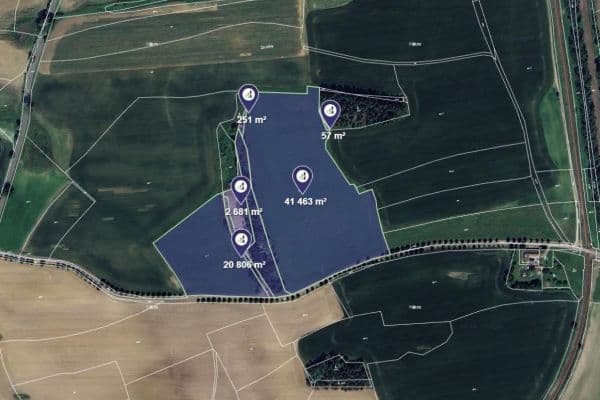 plot for sale, 10,876 m², Písek, Jihočeský Region plot for sale, 10,876 m², Písek, Jihočeský Region