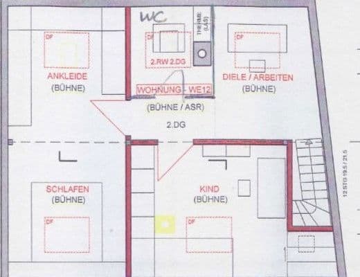 3 bedroom with open-plan kitchen flat to rent, 105 m², Stuttgart 3 bedroom with open-plan kitchen flat to rent, 105 m², Stuttgart