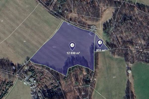 plot for sale, 12,861 m², Kunice plot for sale, 12,861 m², Kunice