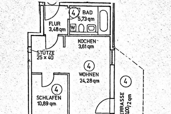 2 bedroom flat to rent, 53 m², Grimmaische Straße 58, Döbeln 2 bedroom flat to rent, 53 m², Grimmaische Straße 58, Döbeln