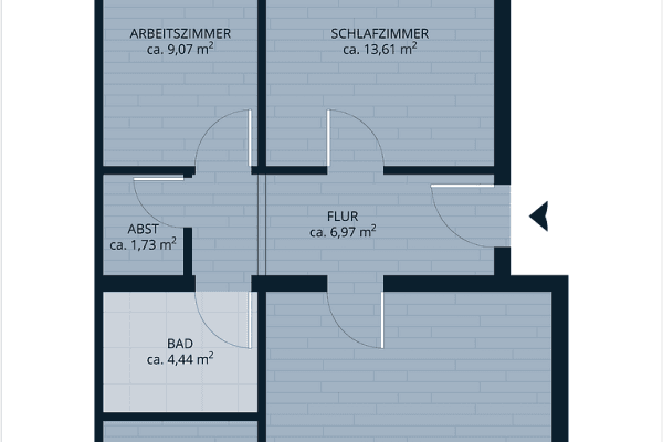 3 bedroom flat for sale, 68 m², Chemnitz 3 bedroom flat for sale, 68 m², Chemnitz