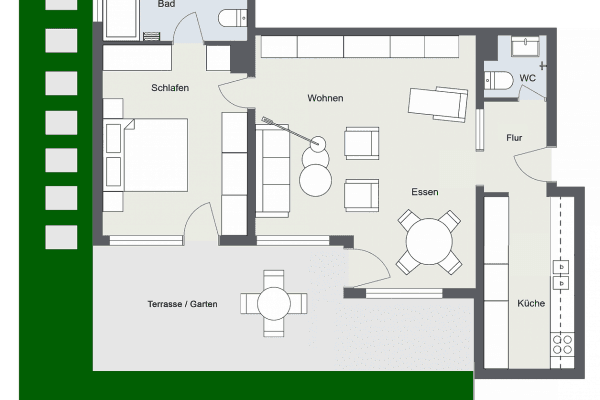 2 bedroom flat to rent, 75 m², Stuttgart, Baden-Württemberg 2 bedroom flat to rent, 75 m², Stuttgart, Baden-Württemberg