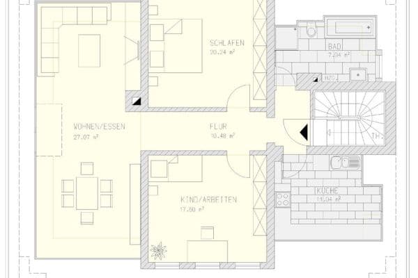 3 bedroom flat to rent, 94 m², Darmstadt 3 bedroom flat to rent, 94 m², Darmstadt