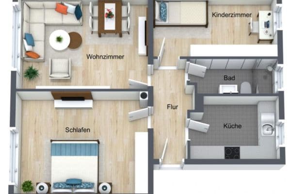 3 bedroom flat to rent, 60 m², Alfred-Delp-Str., Mainz 3 bedroom flat to rent, 60 m², Alfred-Delp-Str., Mainz