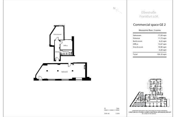non-residential property to rent, 129 m², Elbestr. 50, Frankfurt, Hesse non-residential property to rent, 129 m², Elbestr. 50, Frankfurt, Hesse