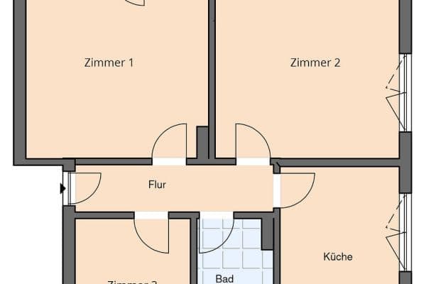 3 bedroom flat to rent, 79 m², Freigericht 3 bedroom flat to rent, 79 m², Freigericht
