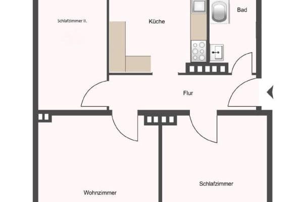 3 bedroom flat for sale, 69 m², Hamburg, Hamburg 3 bedroom flat for sale, 69 m², Hamburg, Hamburg