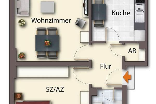 2 bedroom flat to rent, 62 m², Redtenbacherstraße 27, Nürnberg 2 bedroom flat to rent, 62 m², Redtenbacherstraße 27, Nürnberg