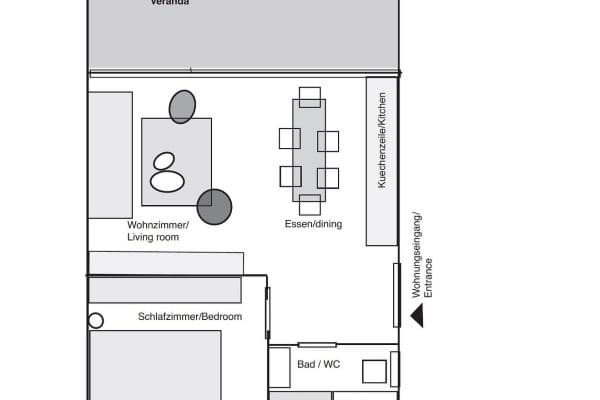 2 bedroom flat to rent, 55 m², Gartenstrasse am Mauerpark, Berlin, Berlin 2 bedroom flat to rent, 55 m², Gartenstrasse am Mauerpark, Berlin, Berlin