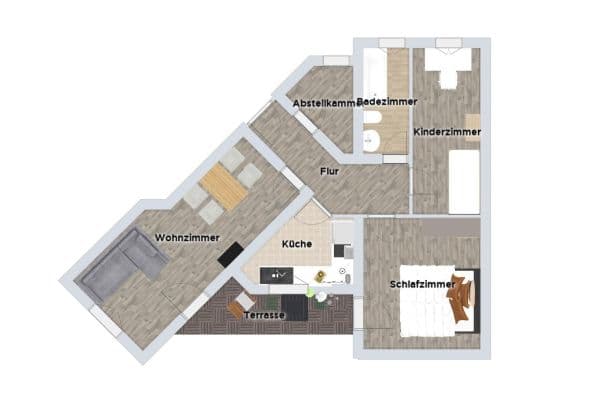 3 bedroom flat to rent, 65 m², Steinstraße 51, Schönebeck 3 bedroom flat to rent, 65 m², Steinstraße 51, Schönebeck