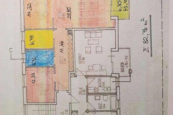 3 bedroom flat for sale, 83 m², Groppstrasse 10, Bad Kissingen 3 bedroom flat for sale, 83 m², Groppstrasse 10, Bad Kissingen