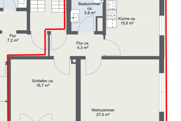 2 bedroom flat to rent, 70 m², Neuburger Strasse 120, Passau, Bavaria 2 bedroom flat to rent, 70 m², Neuburger Strasse 120, Passau, Bavaria