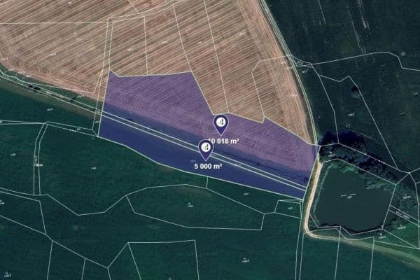 plot for sale, 10,992 m², Hrazany, Jihočeský Region plot for sale, 10,992 m², Hrazany, Jihočeský Region