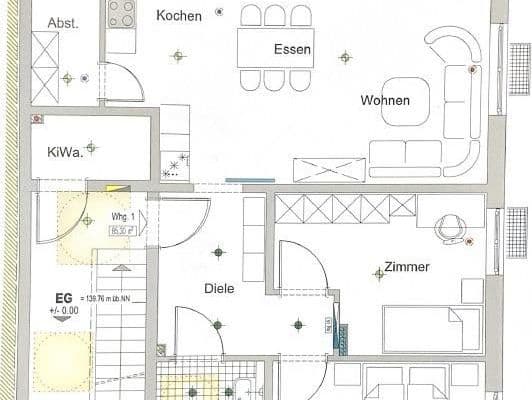 3 bedroom flat to rent, 90 m², Wiesenbach 3 bedroom flat to rent, 90 m², Wiesenbach