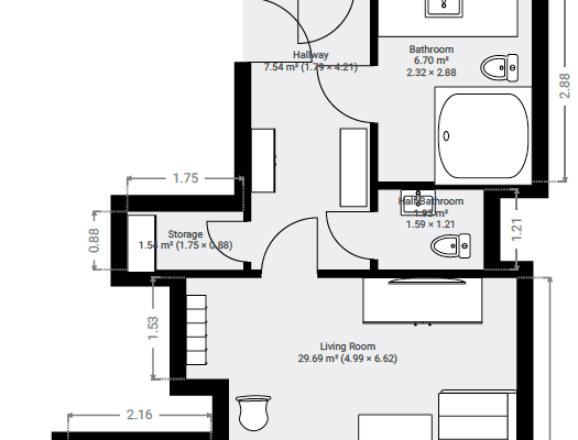 2 bedroom flat to rent, 71 m², Frankfurt am Main, Hesse 2 bedroom flat to rent, 71 m², Frankfurt am Main, Hesse