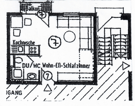 1 bedroom flat to rent, 28 m², Wendlingen 1 bedroom flat to rent, 28 m², Wendlingen