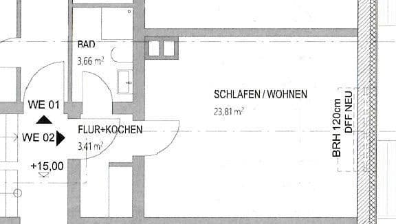 1 bedroom flat to rent, 31 m², München, Bavaria 1 bedroom flat to rent, 31 m², München, Bavaria