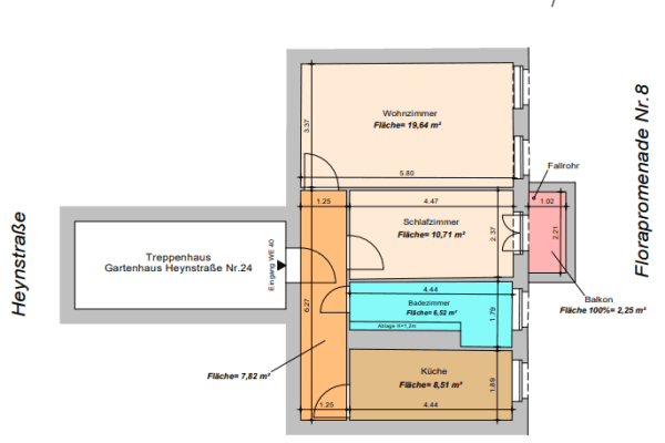 2 bedroom flat for sale, 54 m², Heynstr. 24, Berlin, Berlin 2 bedroom flat for sale, 54 m², Heynstr. 24, Berlin, Berlin